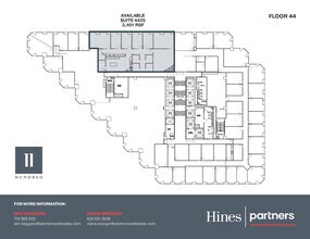 1100 Louisiana St, Houston, TX à louer Plan d’étage– Image 1 sur 1