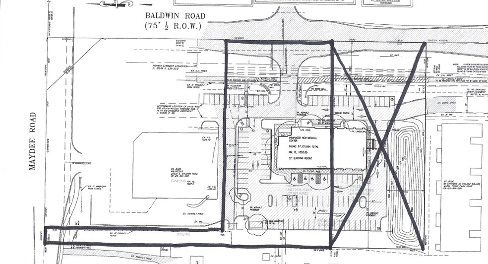 3590 S Baldwin Rd, Orion Township, MI à vendre - Plan de site – Image 1 sur 1
