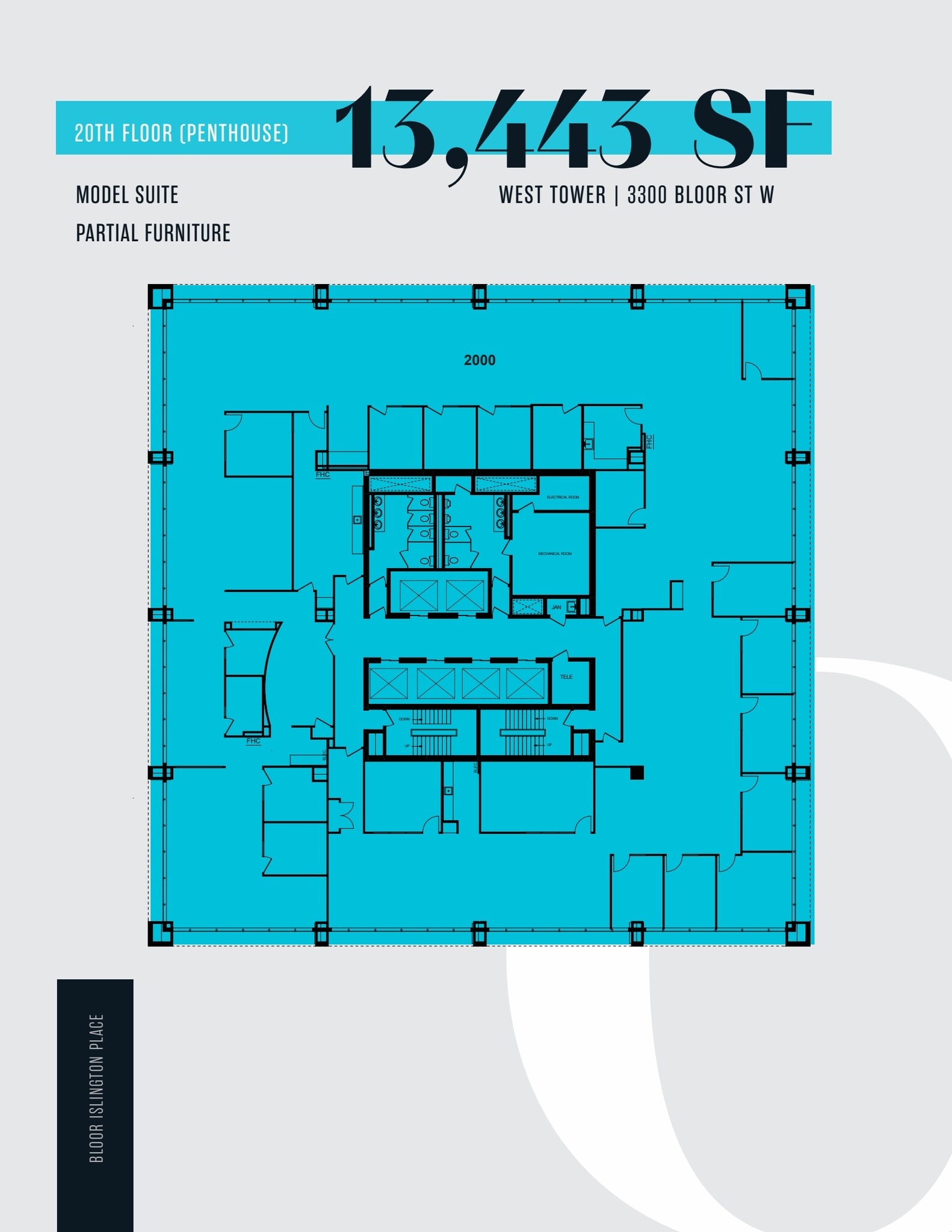 3250-3300 Bloor St W, Toronto, ON à louer Plan d’étage– Image 1 sur 1