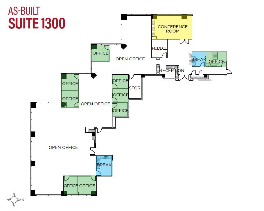 7676 Hazard Center Dr, San Diego, CA à louer Plan d’étage– Image 1 sur 2