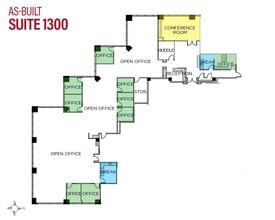 7676 Hazard Center Dr, San Diego, CA à louer Plan d’étage– Image 1 sur 2