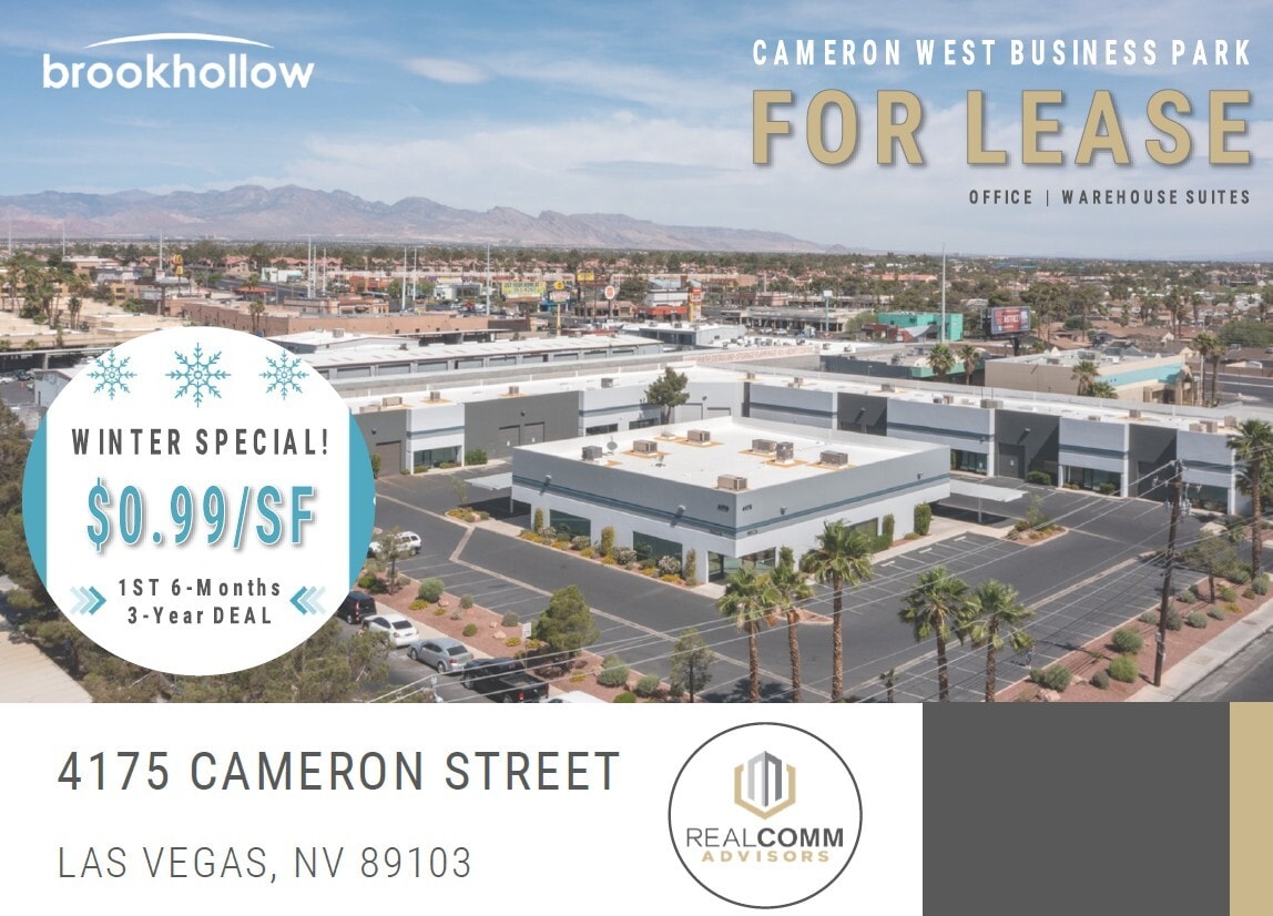 4175 Cameron St, Las Vegas, NV à louer Photo de l’immeuble– Image 1 sur 5