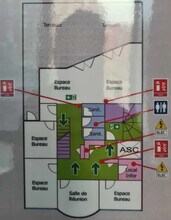 Bureau dans Paris à louer Plan d’étage– Image 2 sur 2