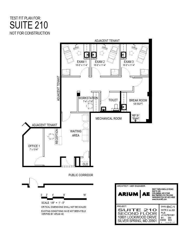 10801 Lockwood Dr, Silver Spring, MD à louer Plan d’étage– Image 1 sur 1
