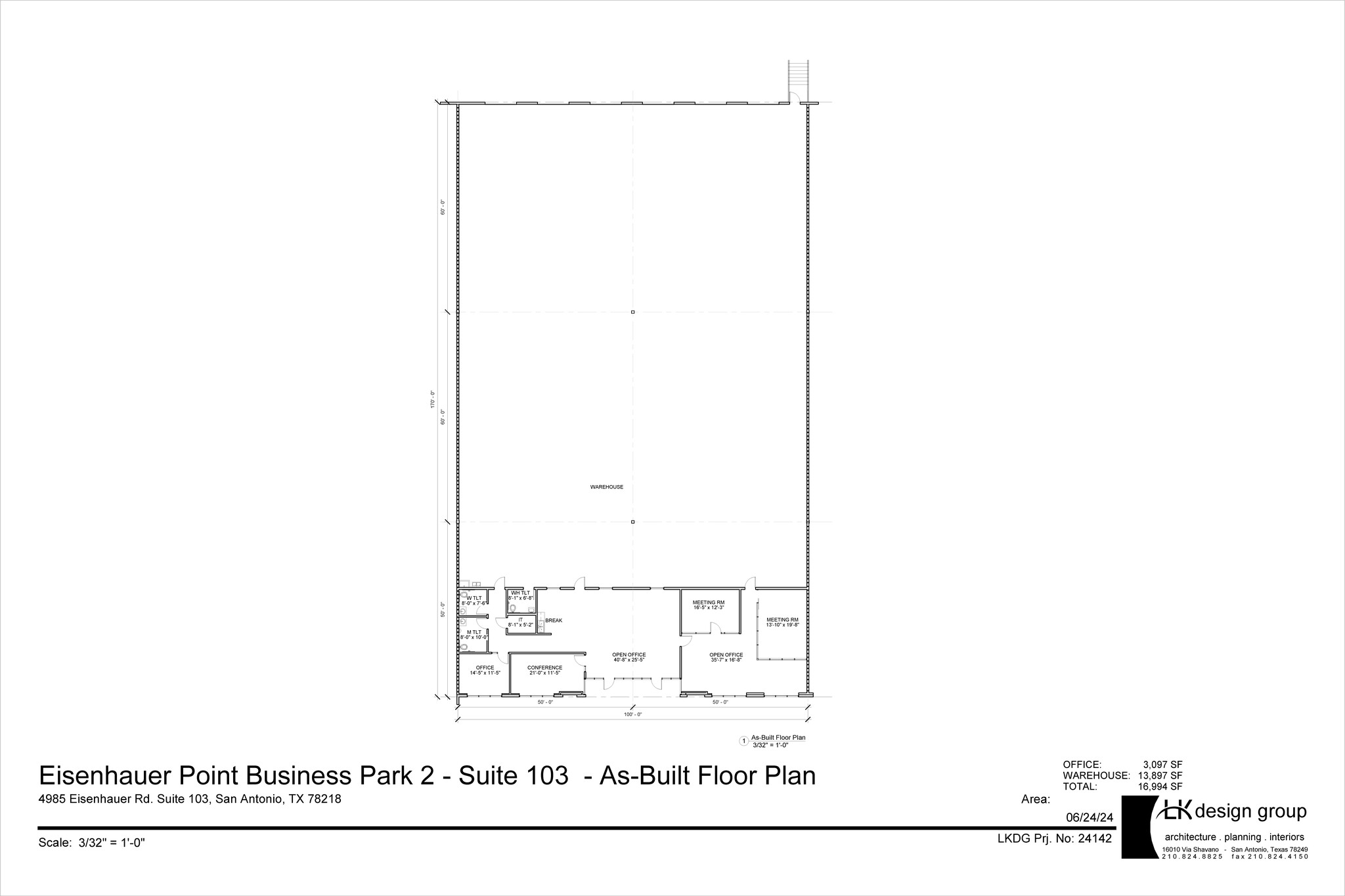 5035 Eisenhauer Rd, San Antonio, TX à louer Plan d’étage– Image 1 sur 1