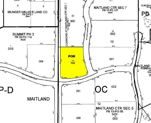 1009 Maitland Center Commons Blvd, Maitland, FL à louer - Plan cadastral – Image 3 sur 14