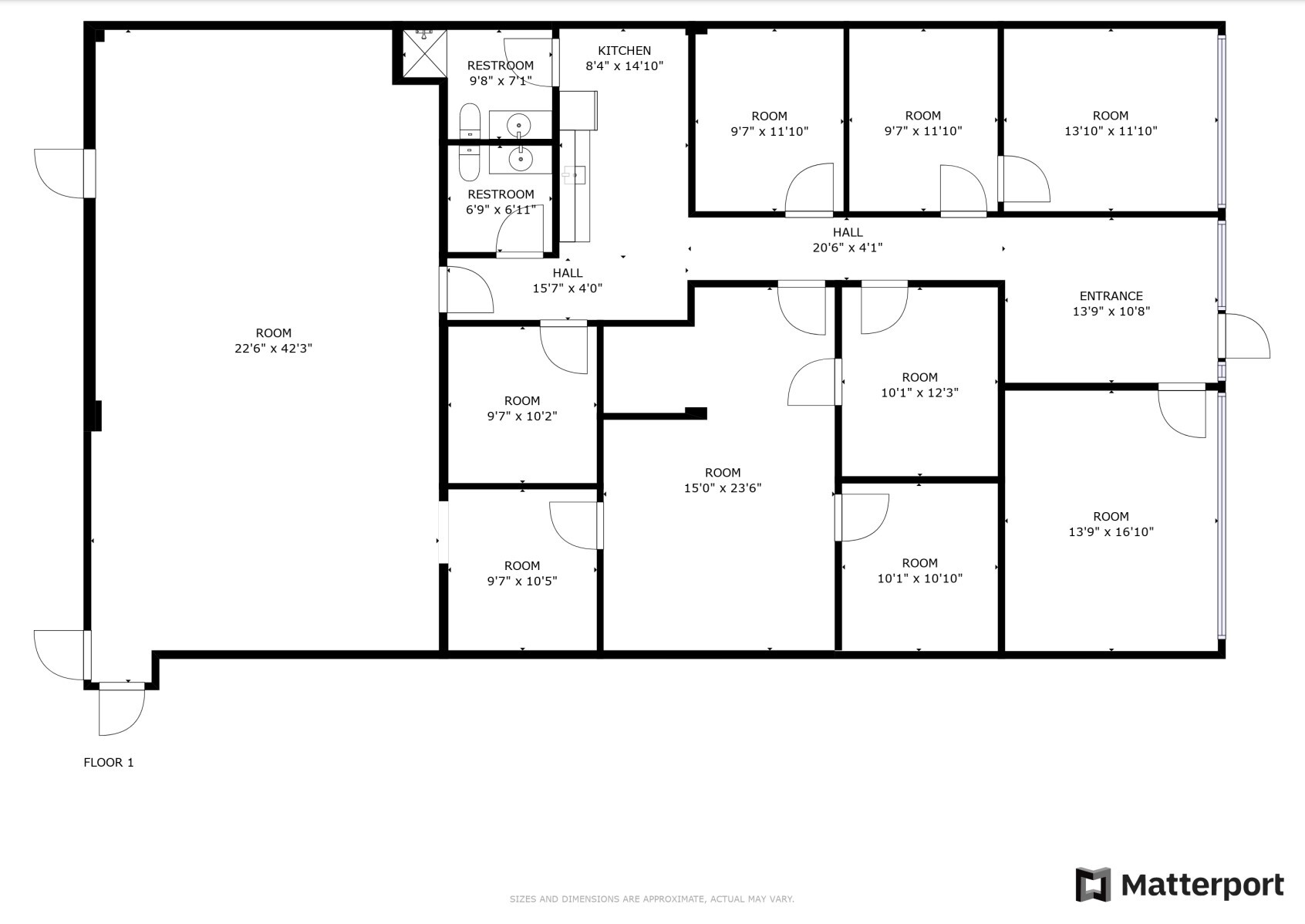 2110 Whitehorse Trl, Austin, TX à louer Plan d’étage– Image 1 sur 1