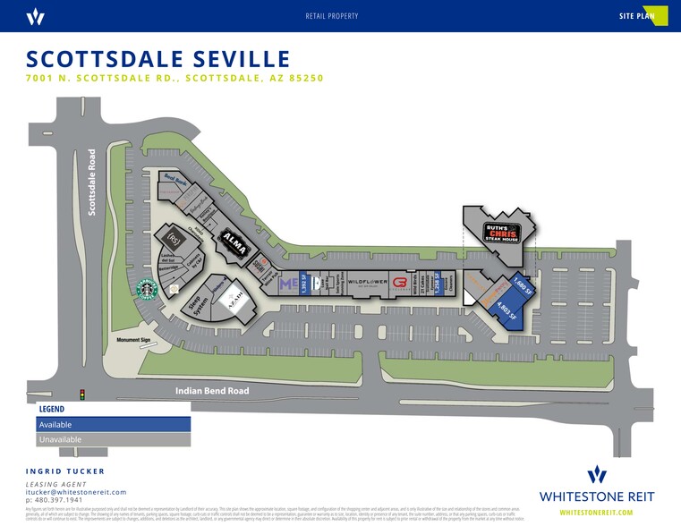 7001 N Scottsdale Rd, Scottsdale, AZ à louer - Plan de site – Image 1 sur 12