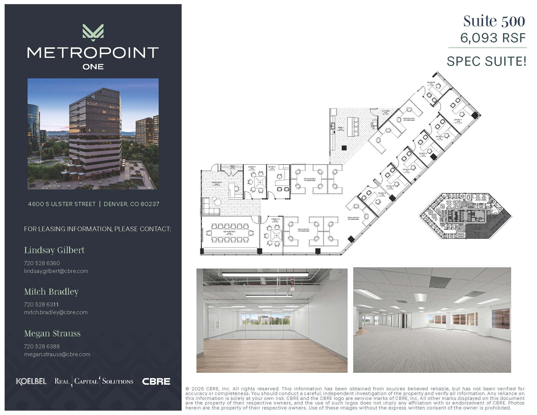 4600 S Ulster St, Denver, CO à louer Plan d’étage– Image 1 sur 5