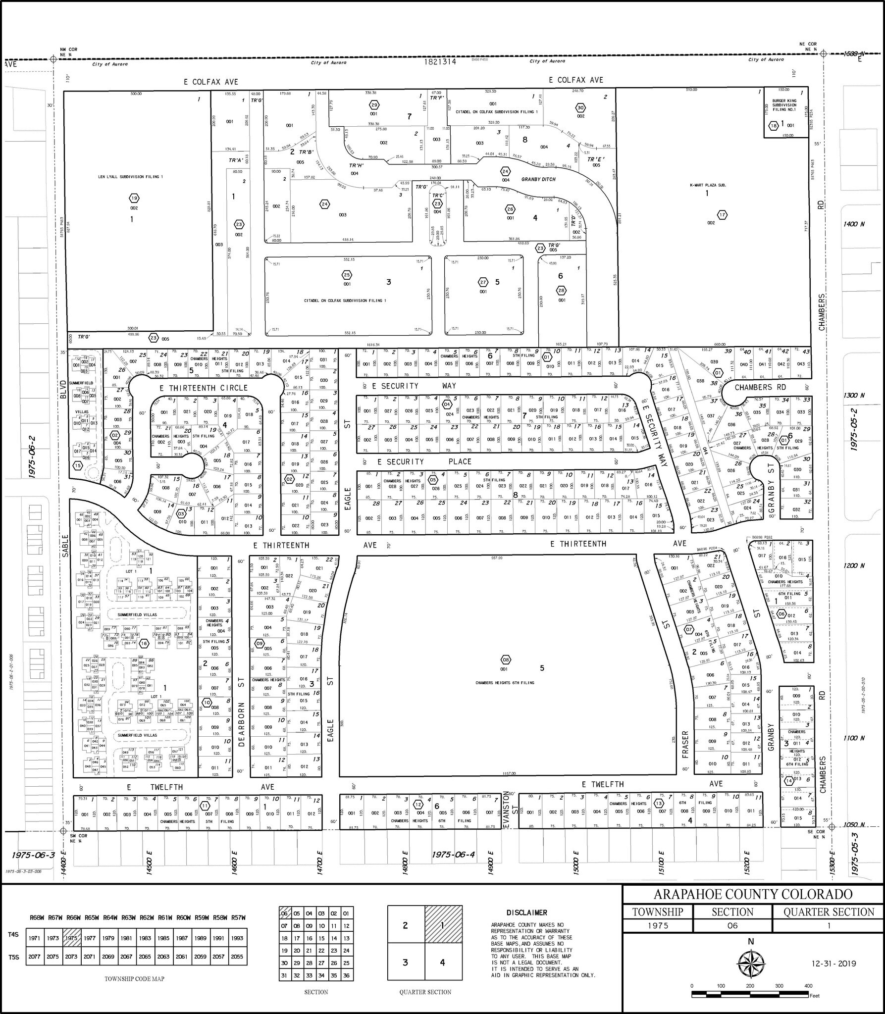 14650 E Colfax Ave, Aurora, CO à vendre Plan cadastral– Image 1 sur 2