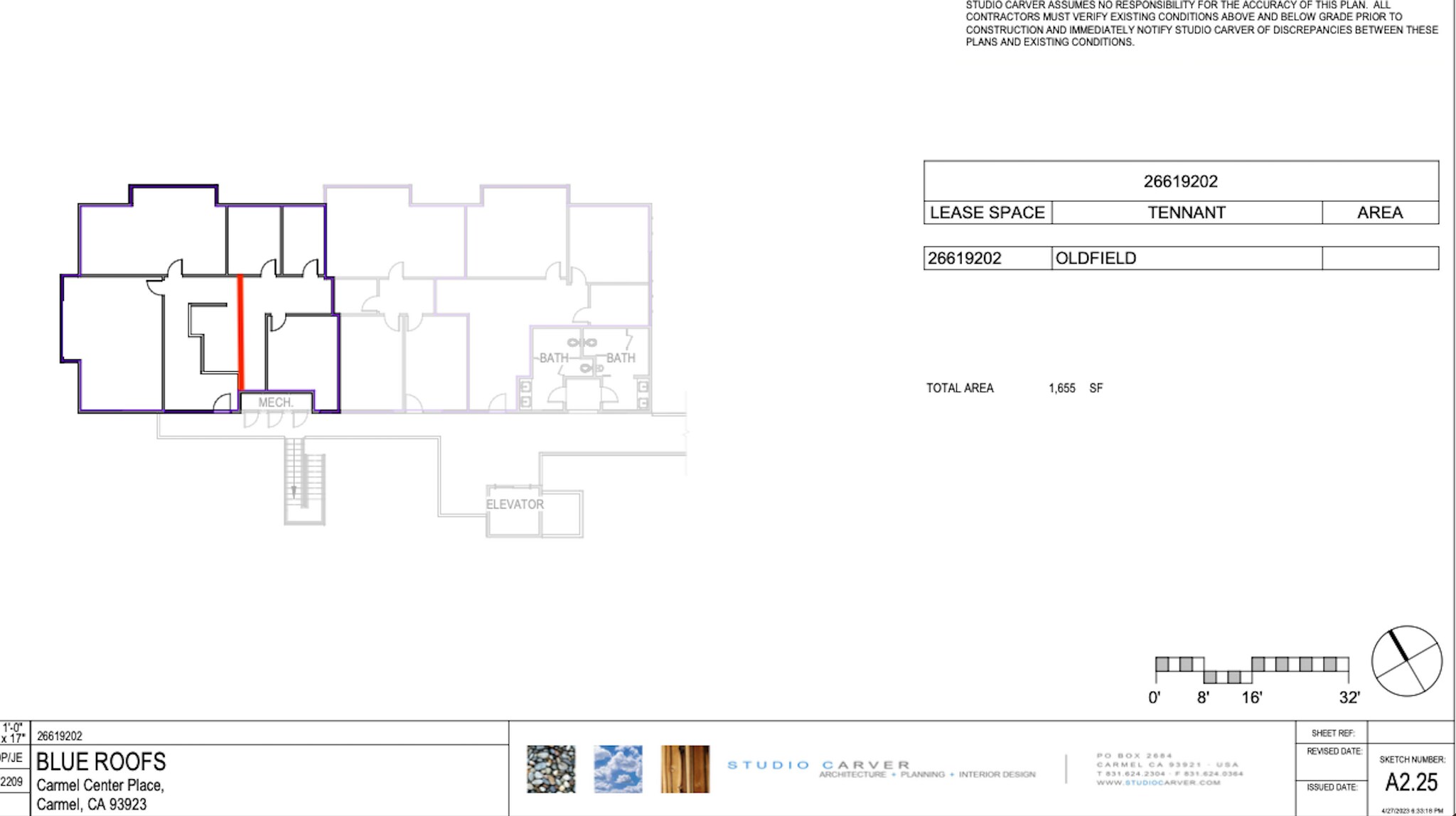 26607-26625 Carmel Center Pl, Carmel, CA à louer Plan d’étage– Image 1 sur 6
