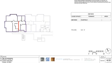 26607-26625 Carmel Center Pl, Carmel, CA à louer Plan d’étage– Image 1 sur 6