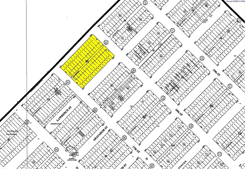 1225 17th St, Denver, CO à louer - Plan cadastral – Image 2 sur 4