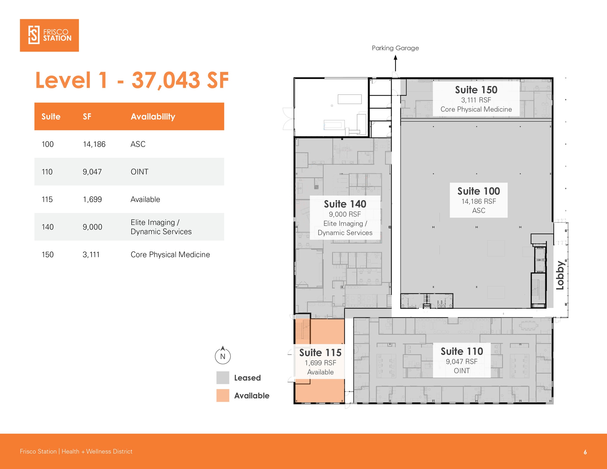 3501 Wellness Way, Frisco, TX à louer Plan d’étage– Image 1 sur 1