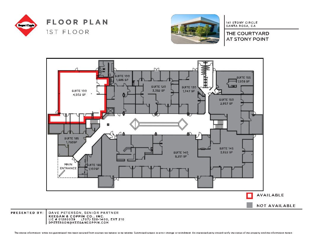 141 Stony Cir, Santa Rosa, CA à louer Plan d’étage– Image 1 sur 1