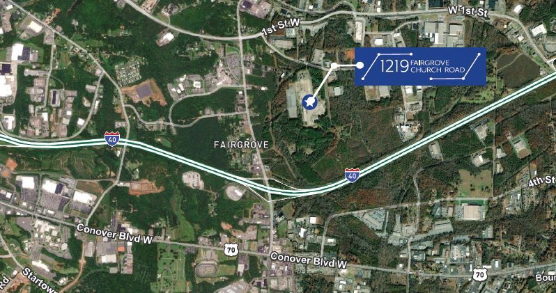 1219 Fairgrove Church Rd, Hickory, NC à vendre Photo de l’immeuble– Image 1 sur 2