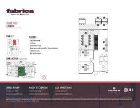 3001 Brighton Blvd, Denver, CO à louer Plan d’étage– Image 2 sur 9