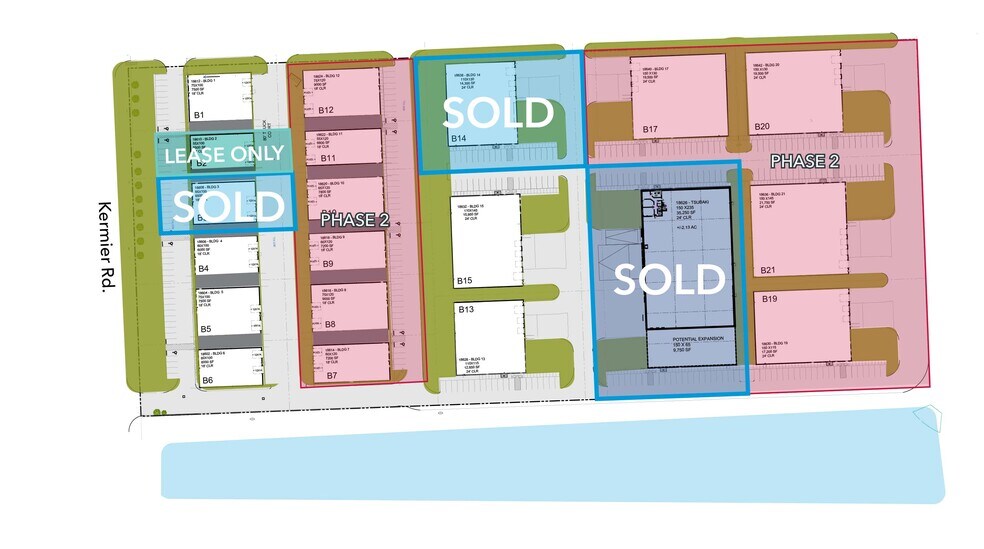 18632 Kermier, Hockley, TX à vendre - Plan de site – Image 3 sur 3