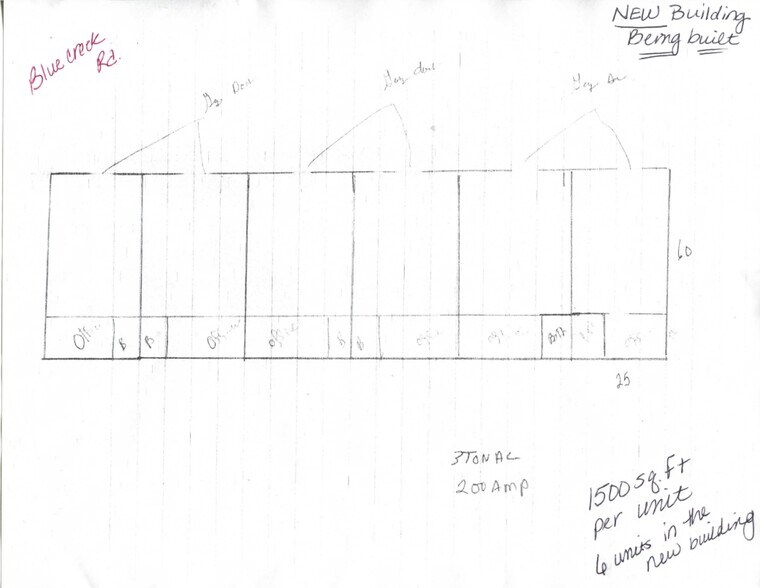 305 Blue Creek School Rd, Jacksonville, NC à louer - Plan d’étage – Image 1 sur 1