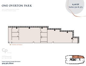 3625 Cumberland Blvd SE, Atlanta, GA à louer Plan d’étage– Image 2 sur 2