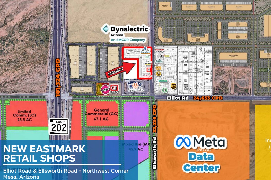 3452 S Ellsworth Rd, Mesa, AZ à louer Photo de l’immeuble– Image 1 sur 4