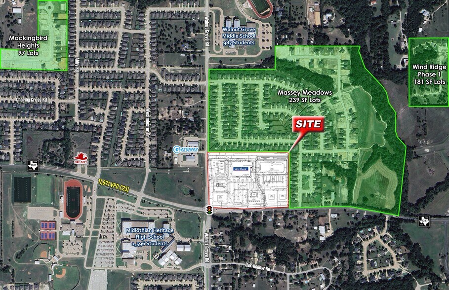 NEC FM 1387 & Walnut Grove Rd, Midlothian, TX à louer - Photo de l’immeuble – Image 2 sur 5