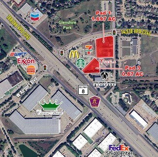 Plus de détails pour Beltway 8 & West Airport Blvd, Houston, TX - Terrain à vendre
