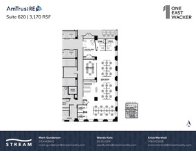 1 E Wacker Dr, Chicago, IL à louer Plan d’étage– Image 1 sur 1