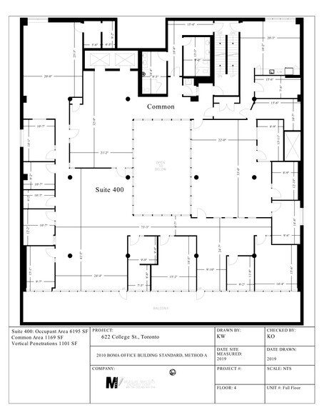 622 College St, Toronto, ON à louer - Plan de site – Image 1 sur 6