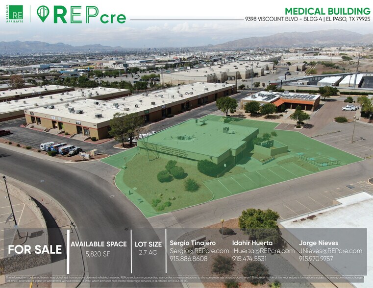 9398 Viscount Blvd, El Paso, TX à vendre - Photo principale – Image 1 sur 49