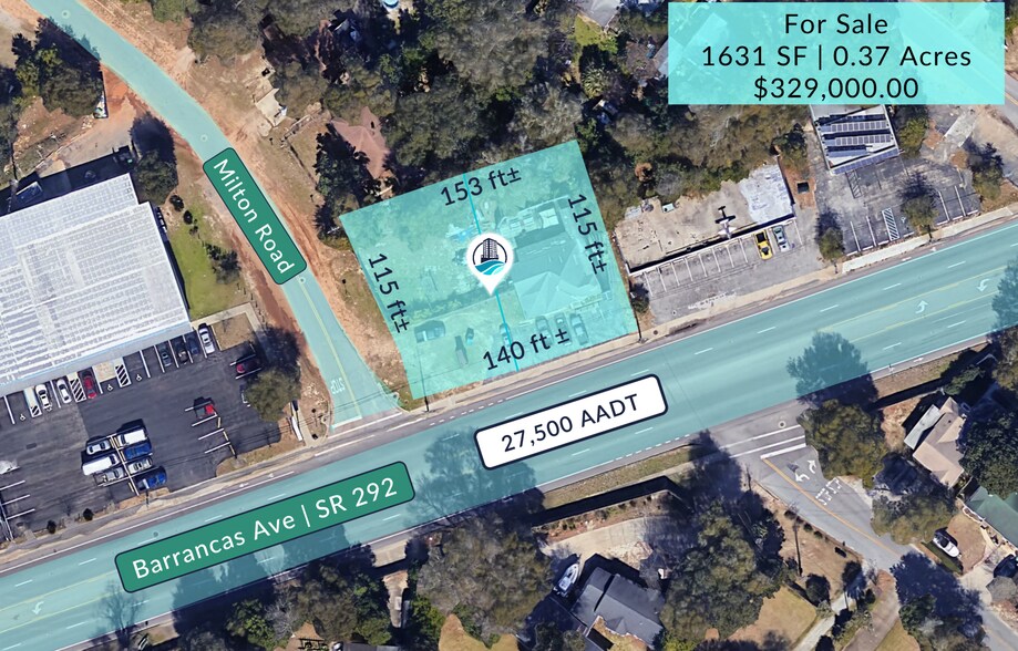 3480 Barrancas Ave, Pensacola, FL à vendre - Plan cadastral – Image 2 sur 24
