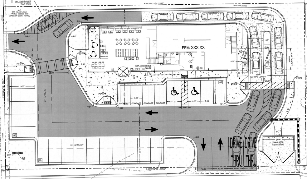 600 Fair Rd, Statesboro, GA à vendre - Plan de site – Image 3 sur 4