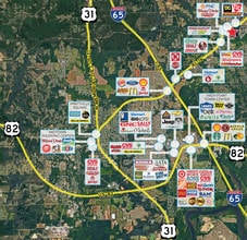 3741 Highway 14, Millbrook, AL - Vue aérienne vue de carte - Image1