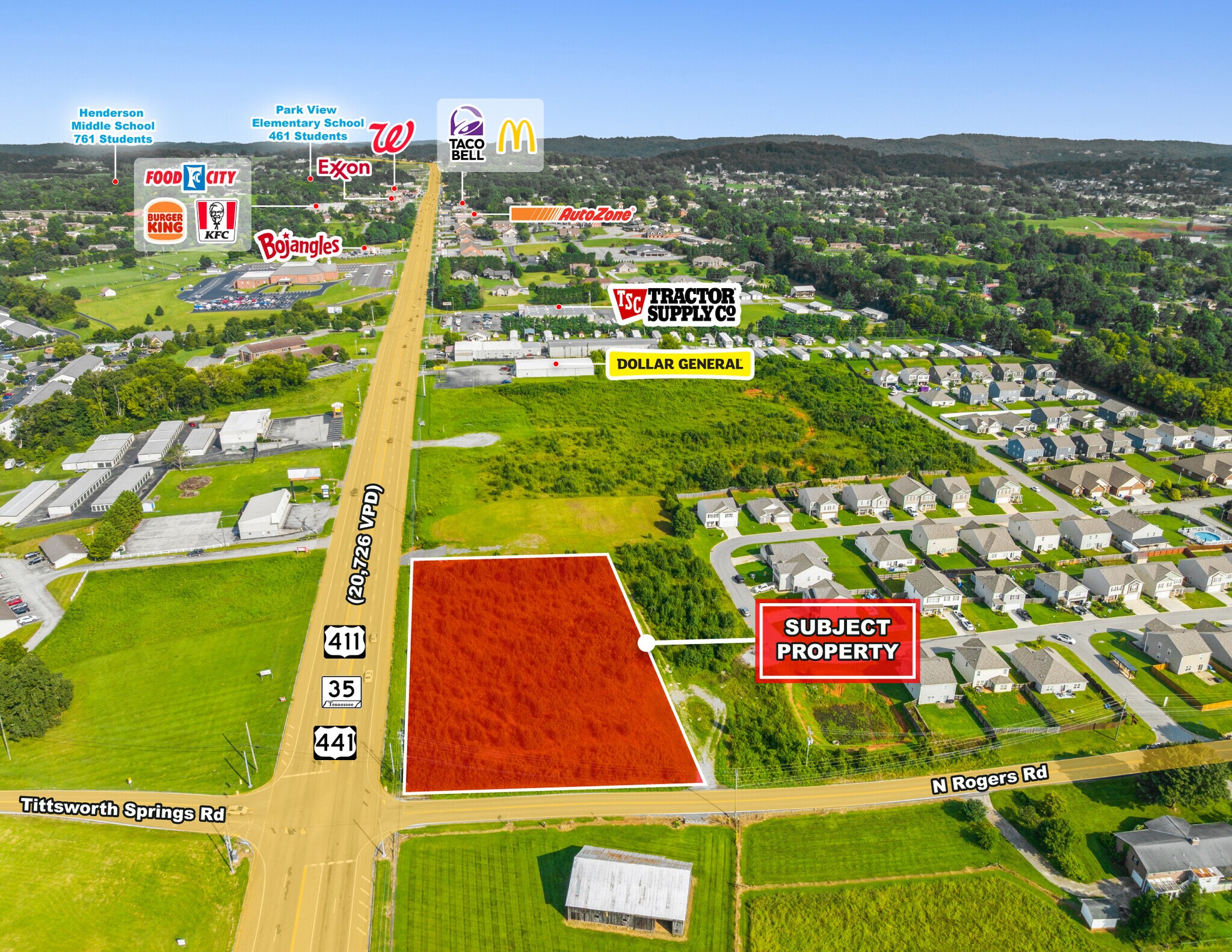 11760 Chapman Hwy, Seymour, TN à vendre Photo de l’immeuble– Image 1 sur 8