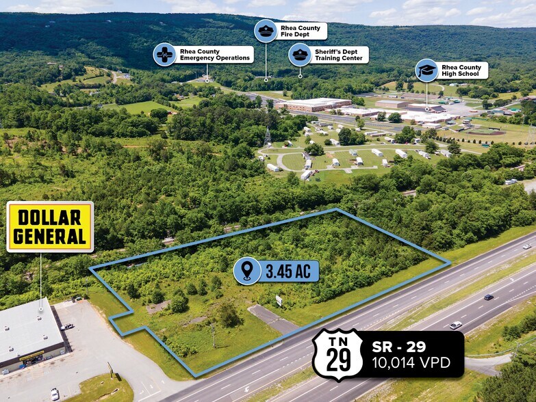 adj. to 13593 Rhea County Highway Hwy, Evensville, TN à vendre - Photo principale – Image 1 sur 8
