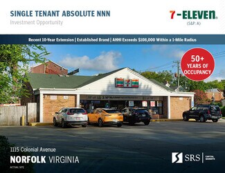 Plus de détails pour 1115 Colonial Ave, Norfolk, VA - Local commercial à vendre