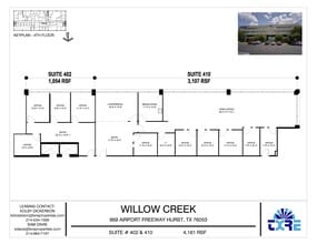 669 Airport Fwy, Hurst, TX à louer Plan d’étage– Image 2 sur 2