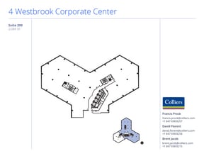 4 Westbrook Corporate Ctr, Westchester, IL à louer Plan d’étage– Image 1 sur 1