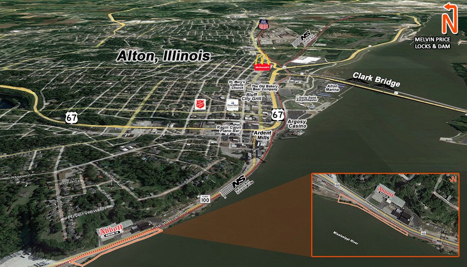 700 W Broadway, Alton, IL à louer - Photo de l’immeuble – Image 2 sur 3