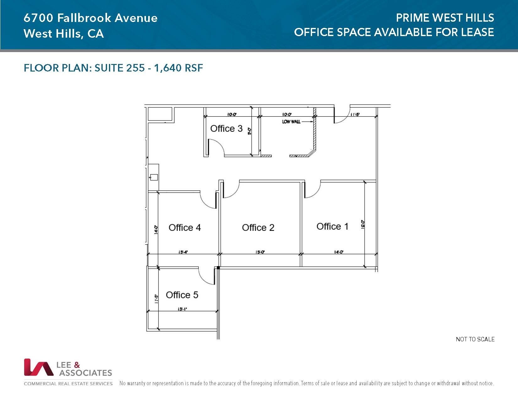 6700 Fallbrook Ave, West Hills, CA à louer Plan d’étage– Image 1 sur 1