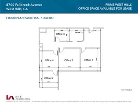 6700 Fallbrook Ave, West Hills, CA à louer Plan d’étage– Image 1 sur 1