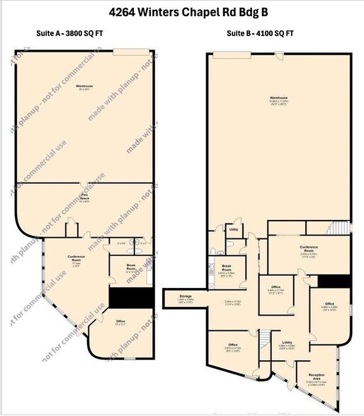 4264 Winters Chapel Rd, Atlanta, GA à louer - Plan d’étage – Image 3 sur 3