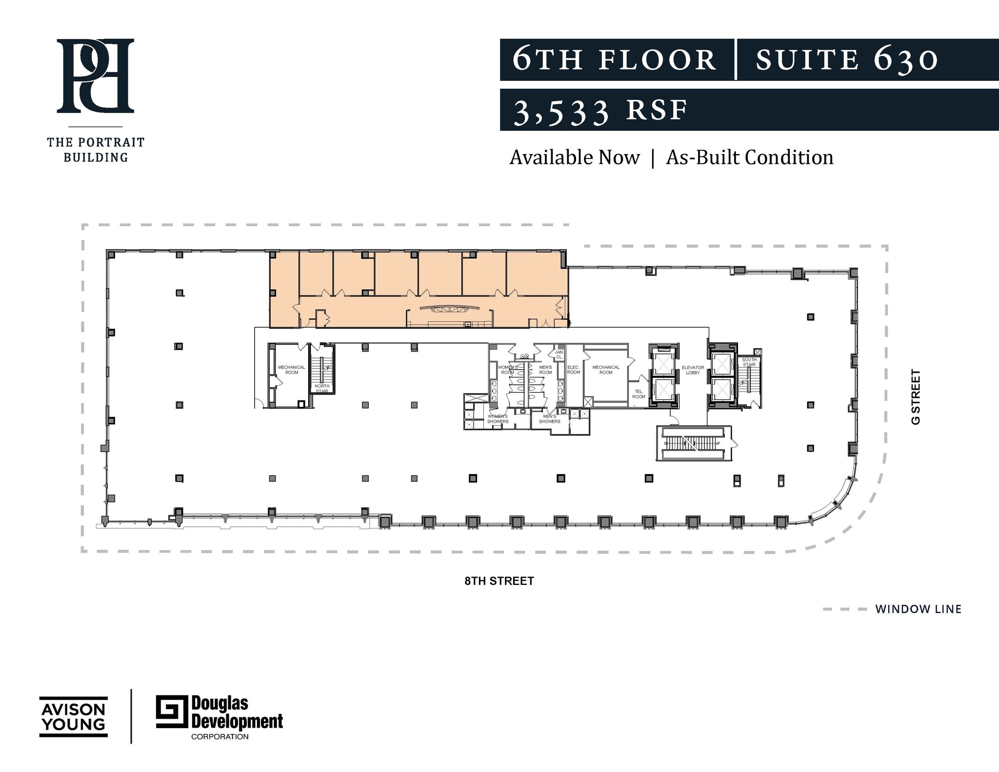 701 8th St NW, Washington, DC à louer Plan d’étage– Image 1 sur 1