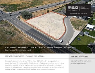 Plus de détails pour 615 W Fox Meadow Dr, Pleasant View, UT - Terrain à vendre