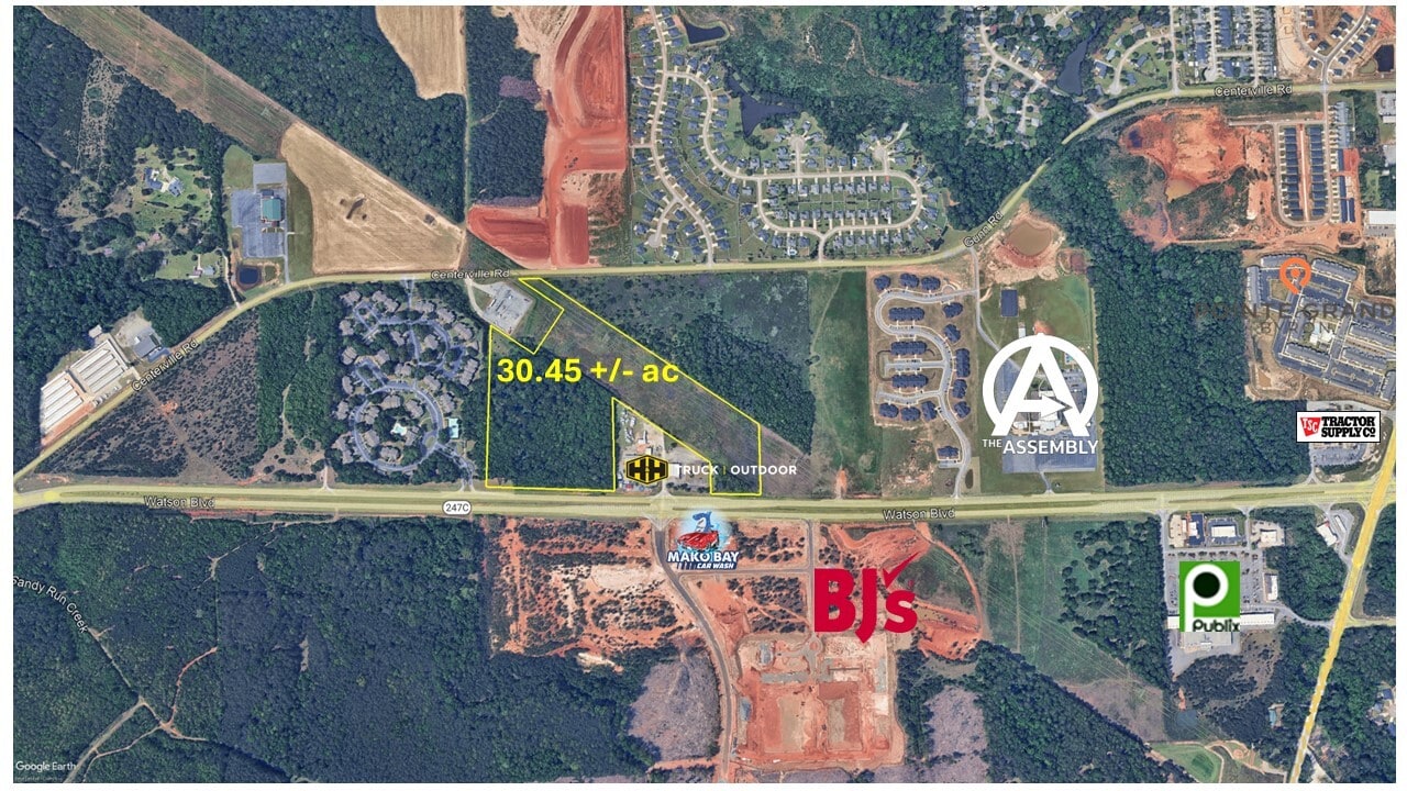 6201 Watson Boulevard, Byron, GA à vendre Aérien– Image 1 sur 2