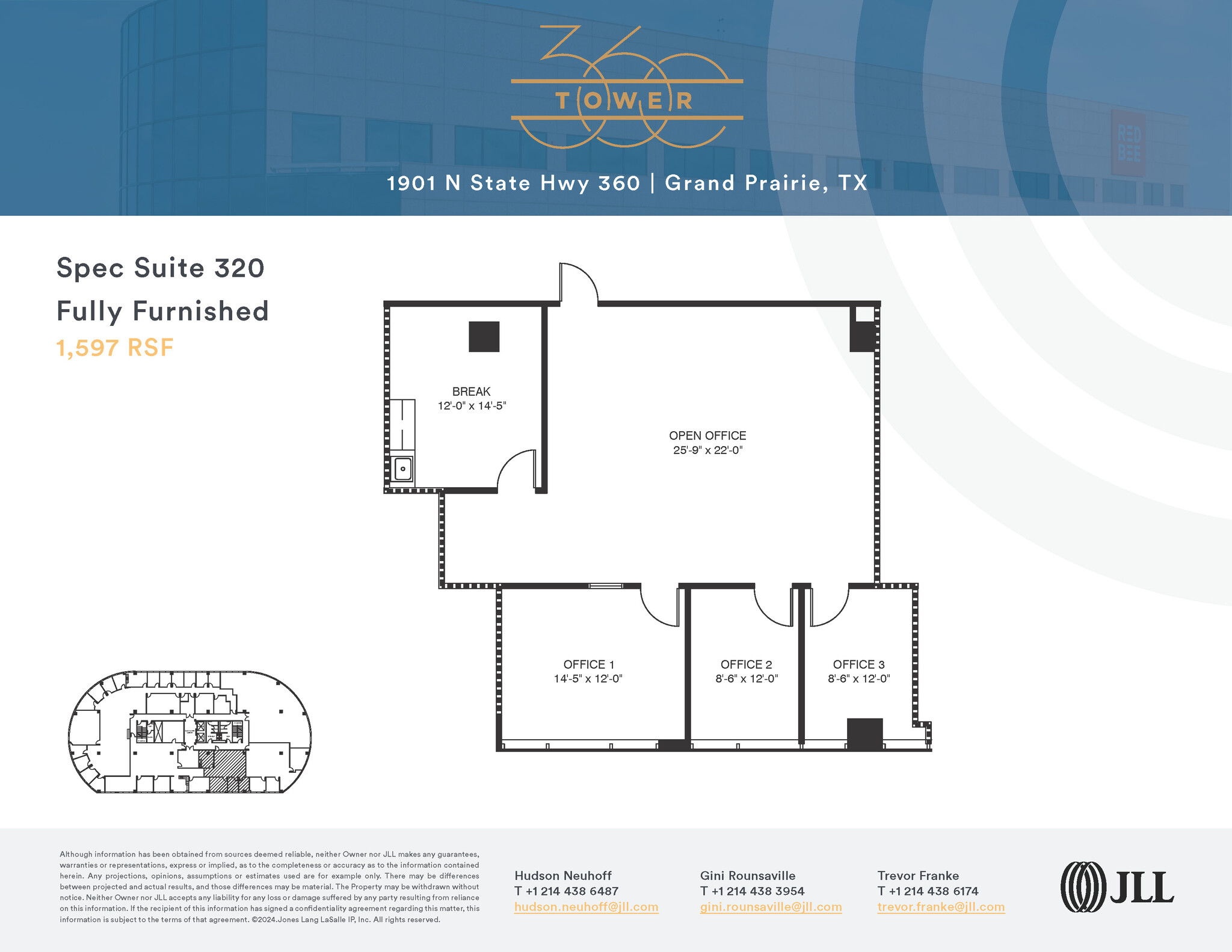 1901 N State Highway 360, Grand Prairie, TX à louer Plan d’étage– Image 1 sur 1