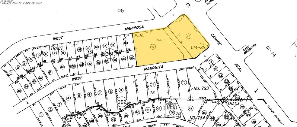 602 N El Camino Real, San Clemente, CA à vendre - Plan cadastral – Image 2 sur 2