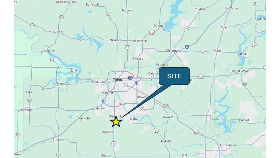 US - 75 Hwy @ W. 171st St. S, Glenpool, OK à vendre - Photo de l’immeuble – Image 2 sur 9