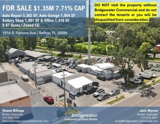 Plus de détails pour 1814 S Parsons Ave, Seffner, FL - Local commercial à vendre