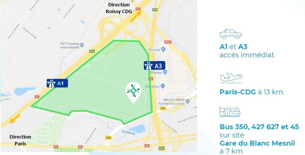 Garonor, Aulnay-sous-Bois à louer - Photo de l’immeuble – Image 2 sur 3